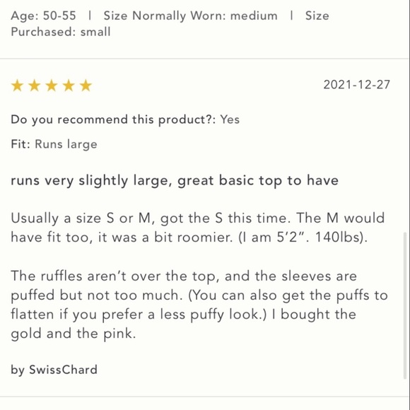 Anthropologie Ruffled V-Neck Top size S. - Picture 13 of 16